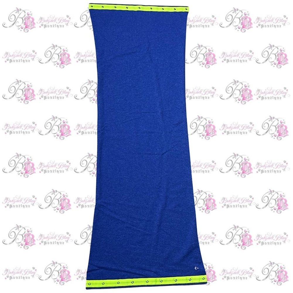 Ivivva scarf snap button versatile blanket scarf large circle style blue neon